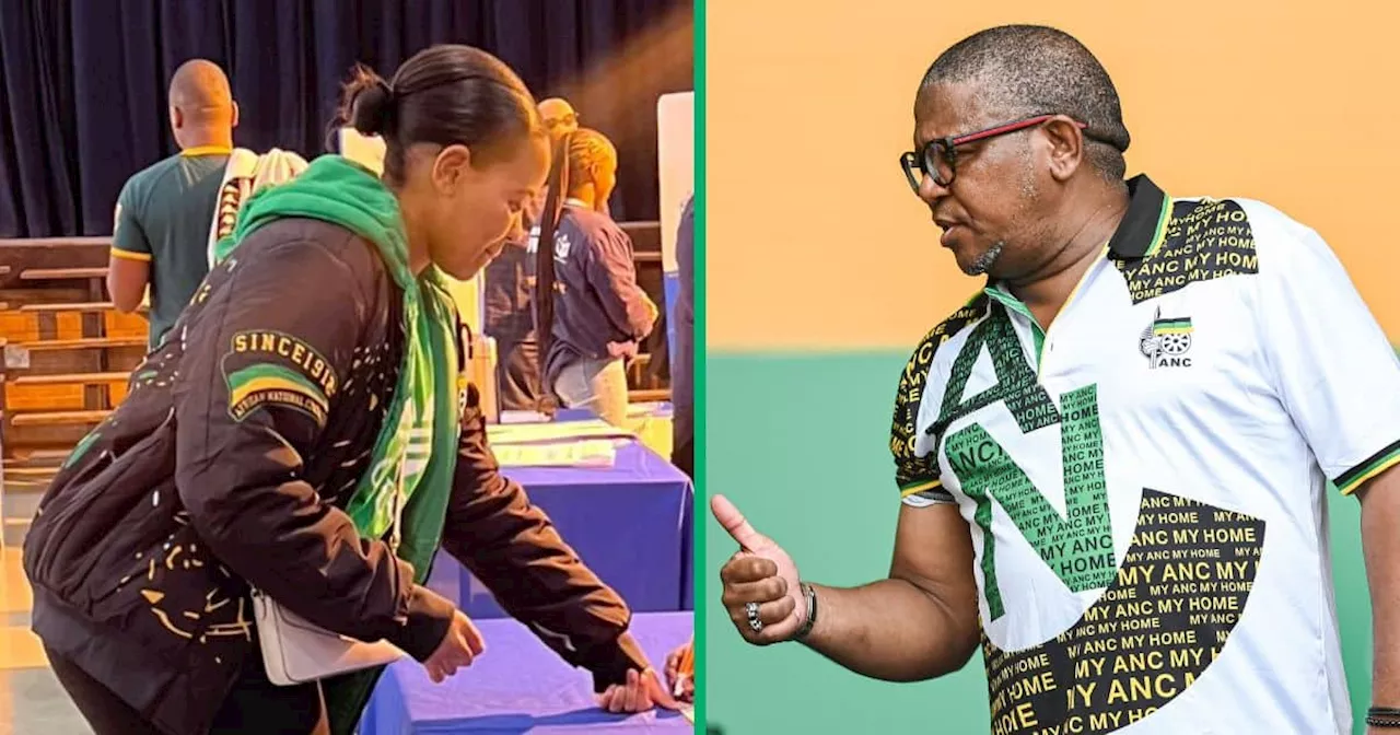 ANC Secretary General Fikile Mbalula's Daughter Makes Voting Debut, Sparks Political Buzz