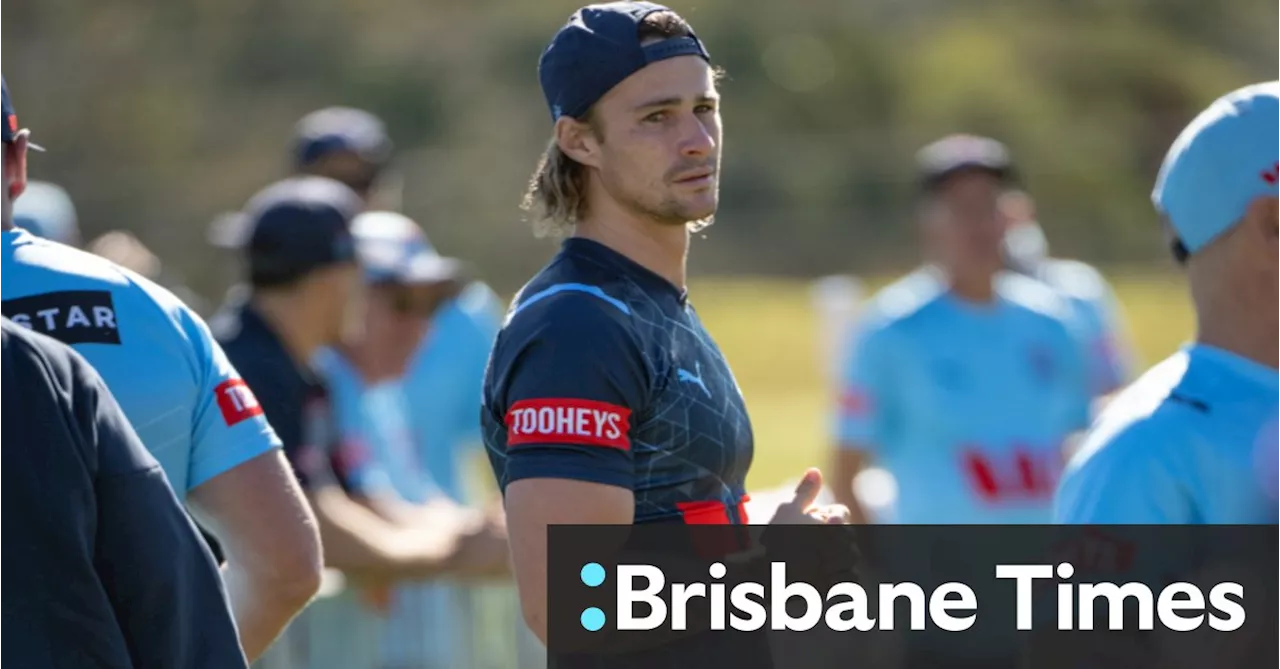 Nicho Hynes sits out day one of Blues training