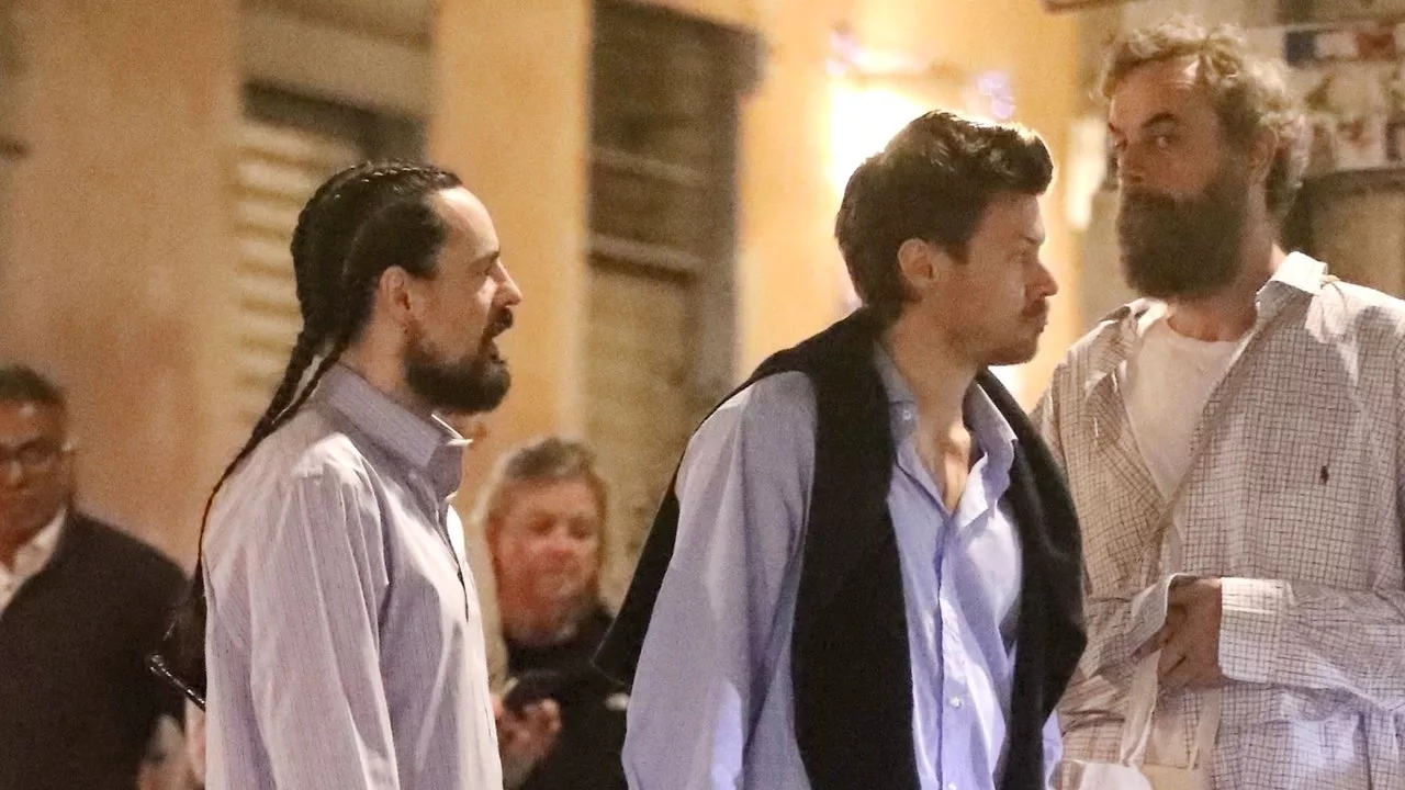 Harry Styles And Alessandro Michele Donned Matching Outfits For Boys’ Night Out