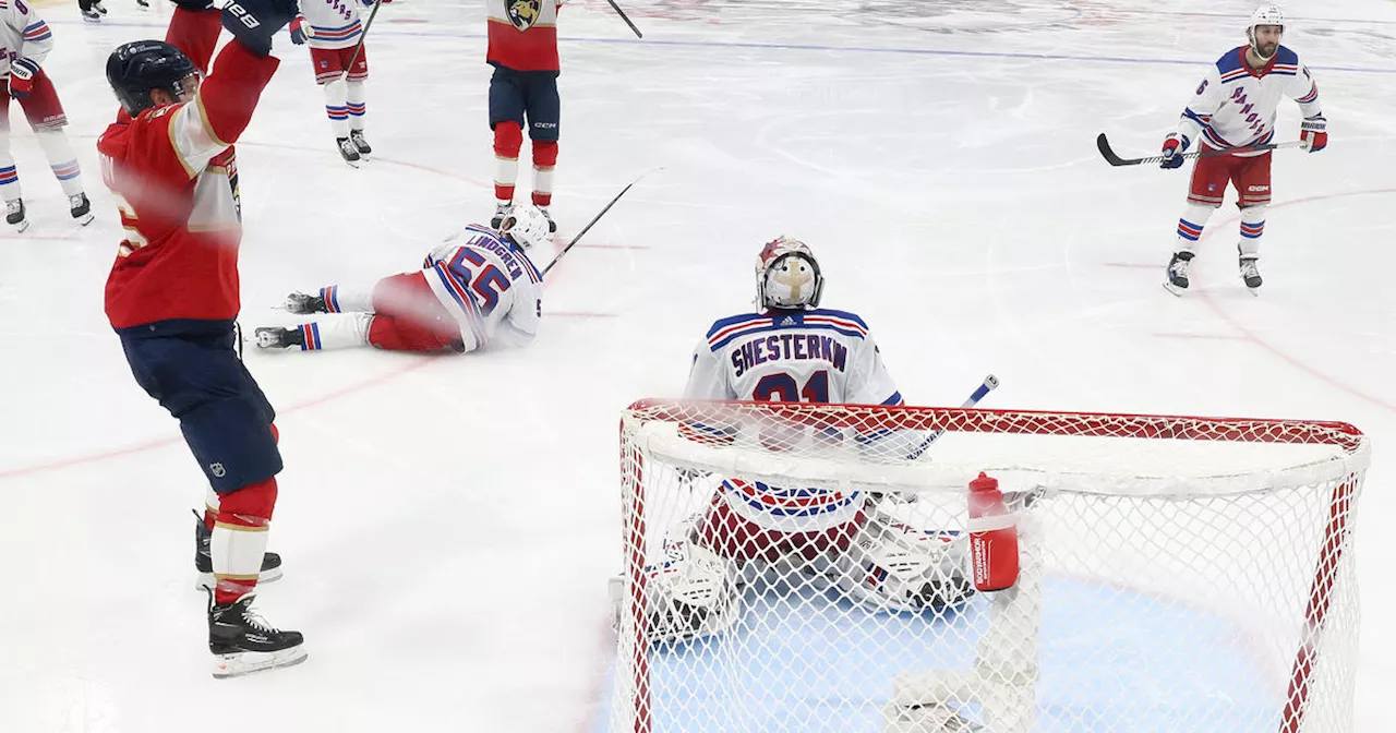 Reinhart scores in OT, Panthers beat Rangers in OT of Game 4 of East final