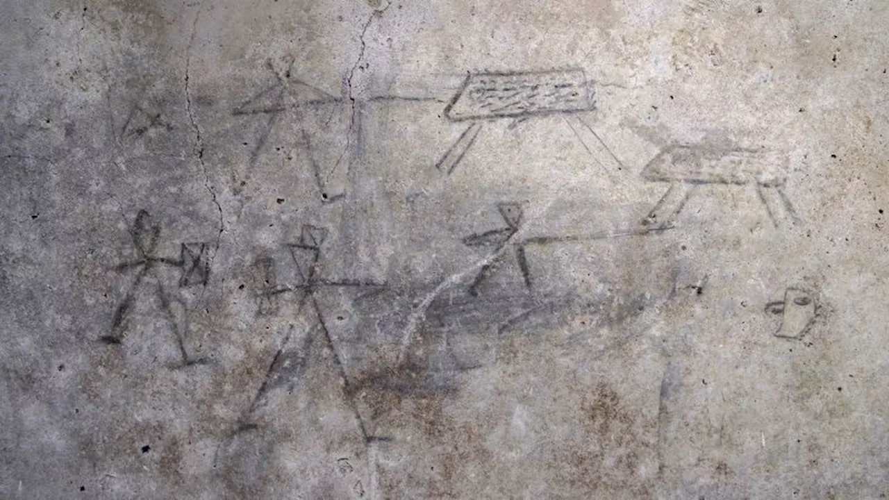 Pompeii gladiator drawings suggest children saw ‘extreme form’ of violence