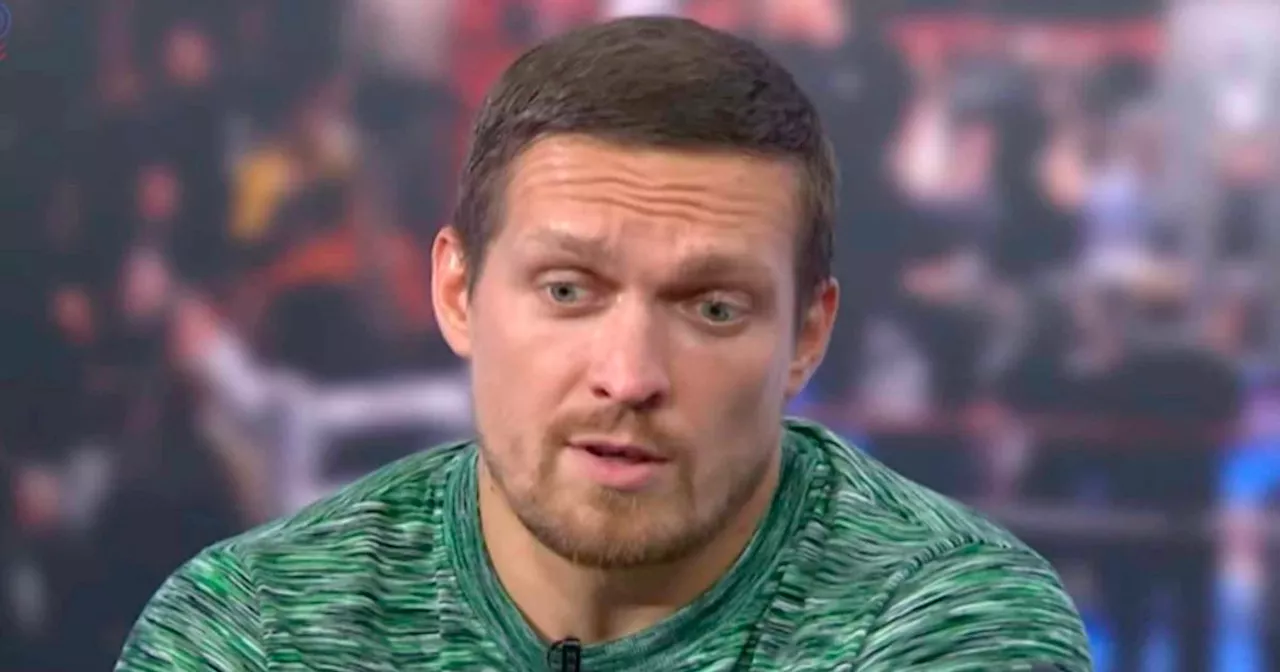 Usyk didn't flinch when asked if he wants Anthony Joshua or Andy Ruiz fight