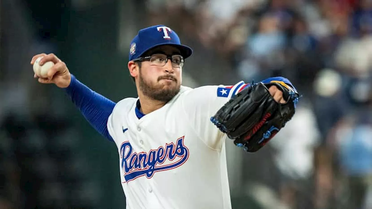 Texas Rangers’ Dane Dunning pitches through sinus infection