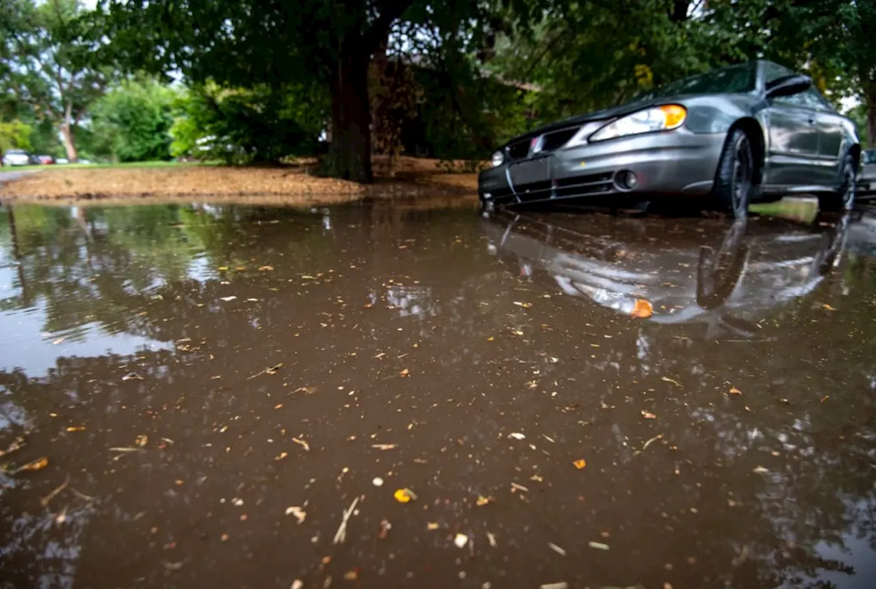 Roads closed in Greeley after overnight storm brings hail, flooding