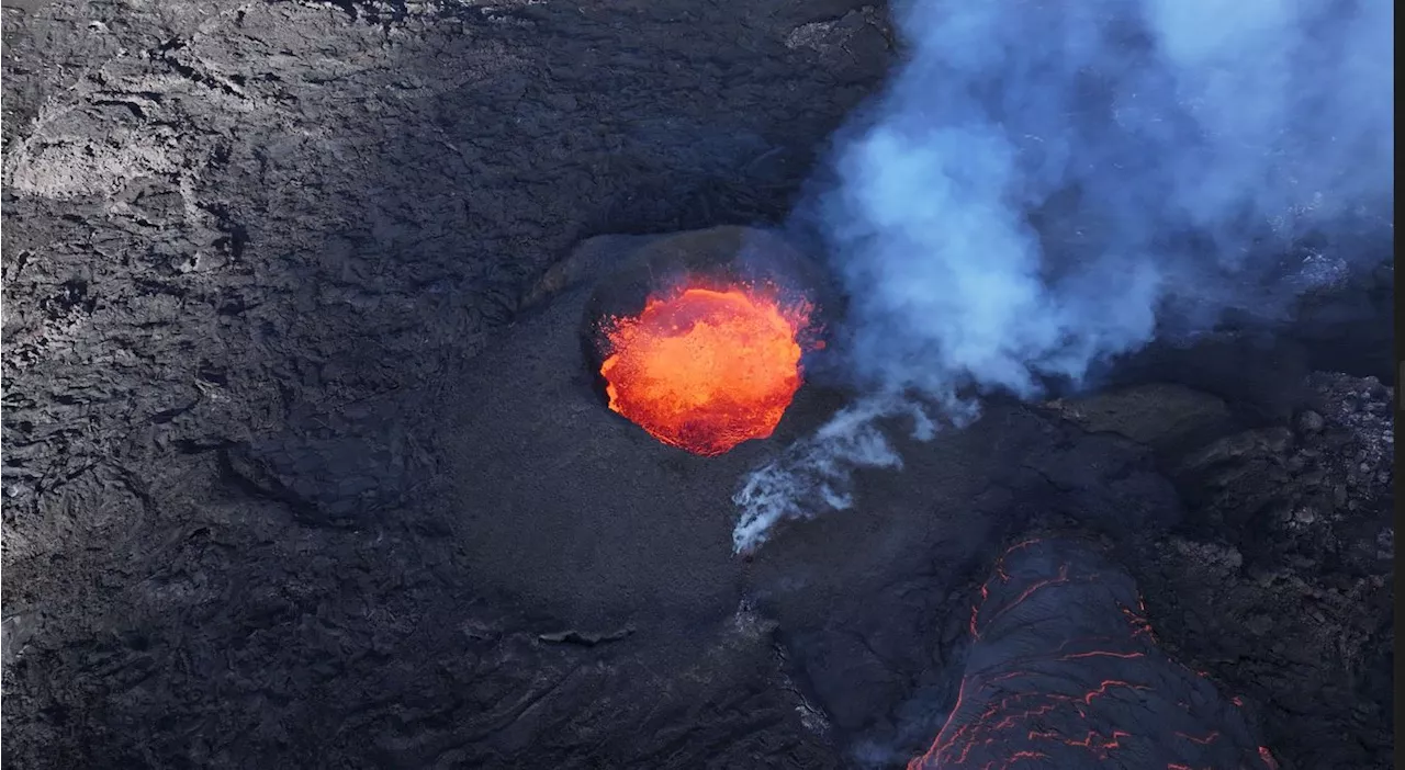 Video: impactante erupción volcánica en península islandesa de Reikjanes