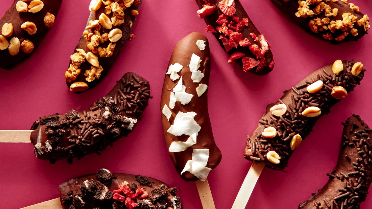 Frozen Chocolate-Covered Bananas