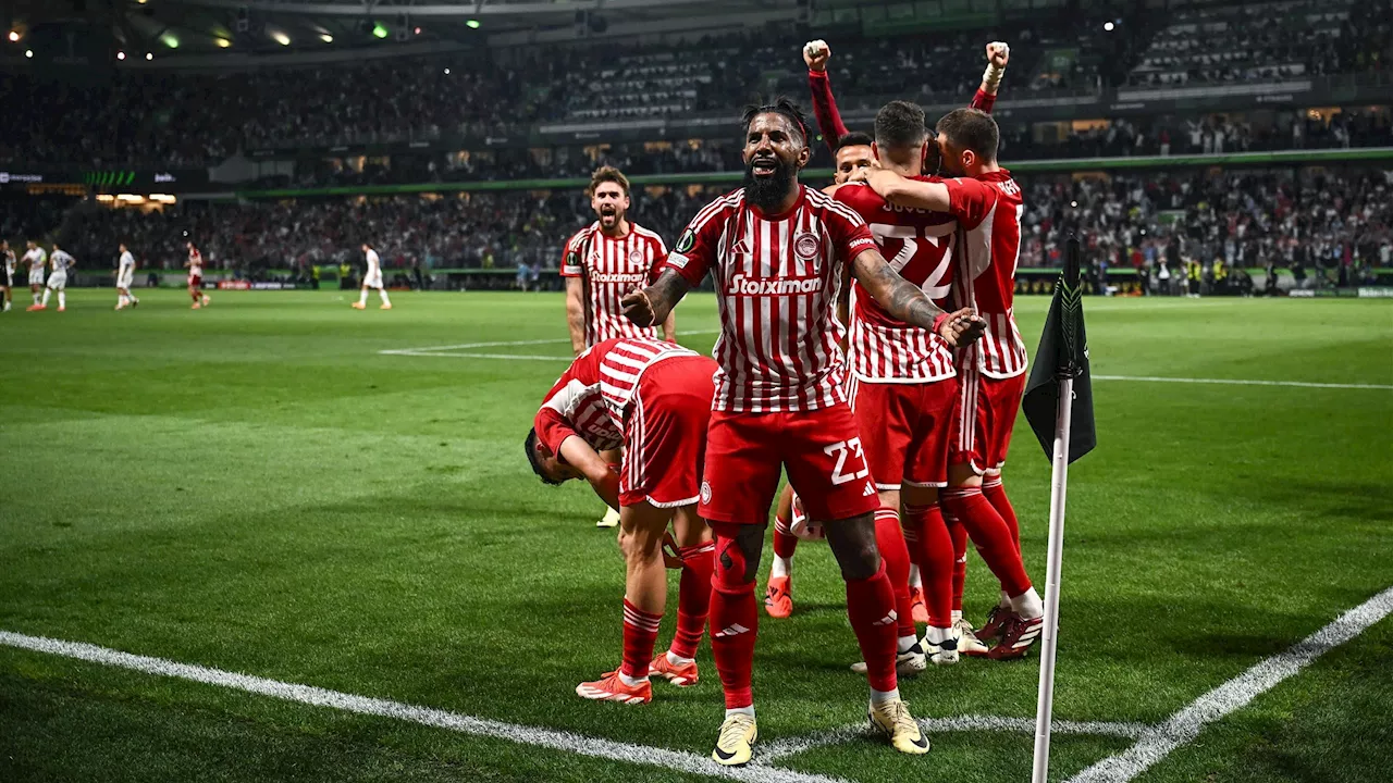 Olympiakos Piräus krönt sich in Athen zum ersten Europapokalsieger Griechenlands - AC Florenz verliert erneut Finale