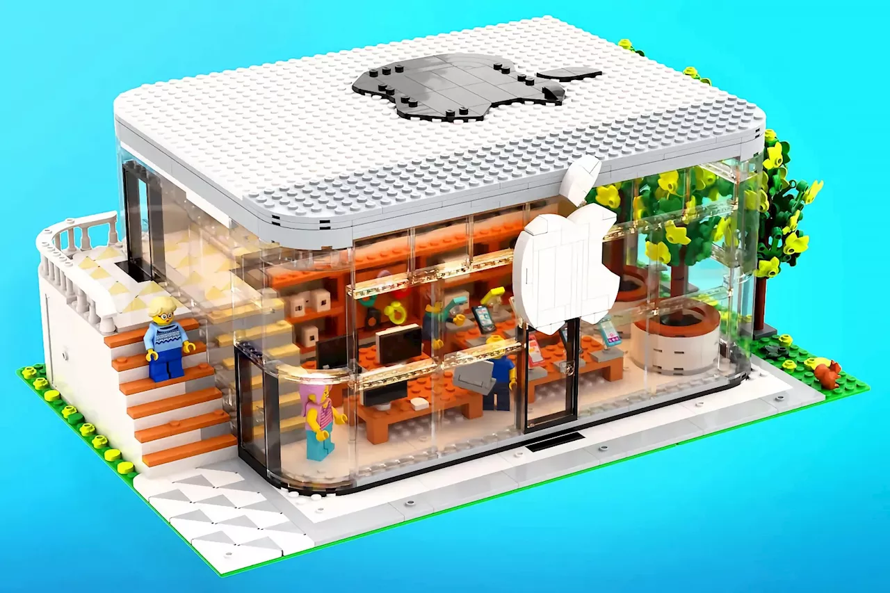 Så här skulle Apple Store se ut i Lego. Kan bli verklighet.