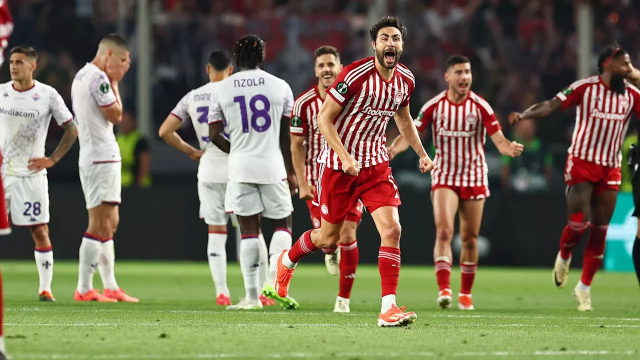 Olympiacos-Fiorentina 1-0, cronaca, tabellino e voti: la viola crolla ai supplementari, decide El Kaabi