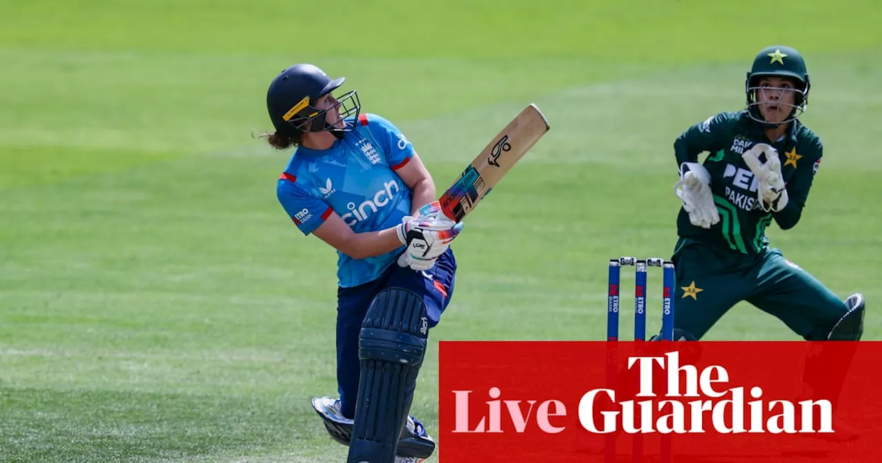 England v Pakistan: third women’s cricket one-day international