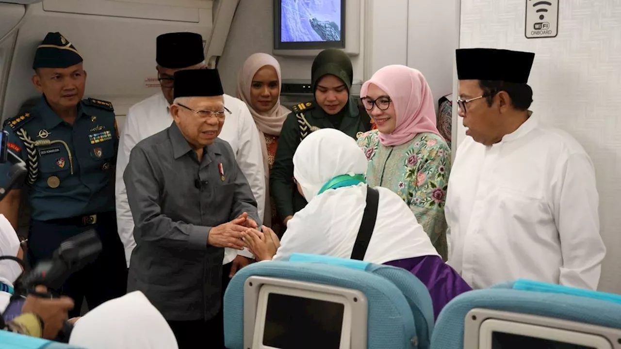 Sering Terlambat, Wapres Minta Garuda Lebih Siap Berangkatkan Jemaah Calon Haji