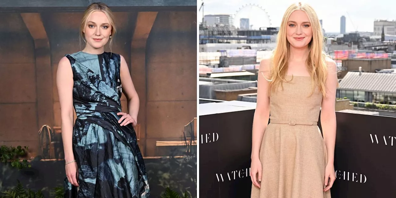 Dakota Fanning Goes From Museum-Chic to Grassy Luncheon in Two Different Dresses