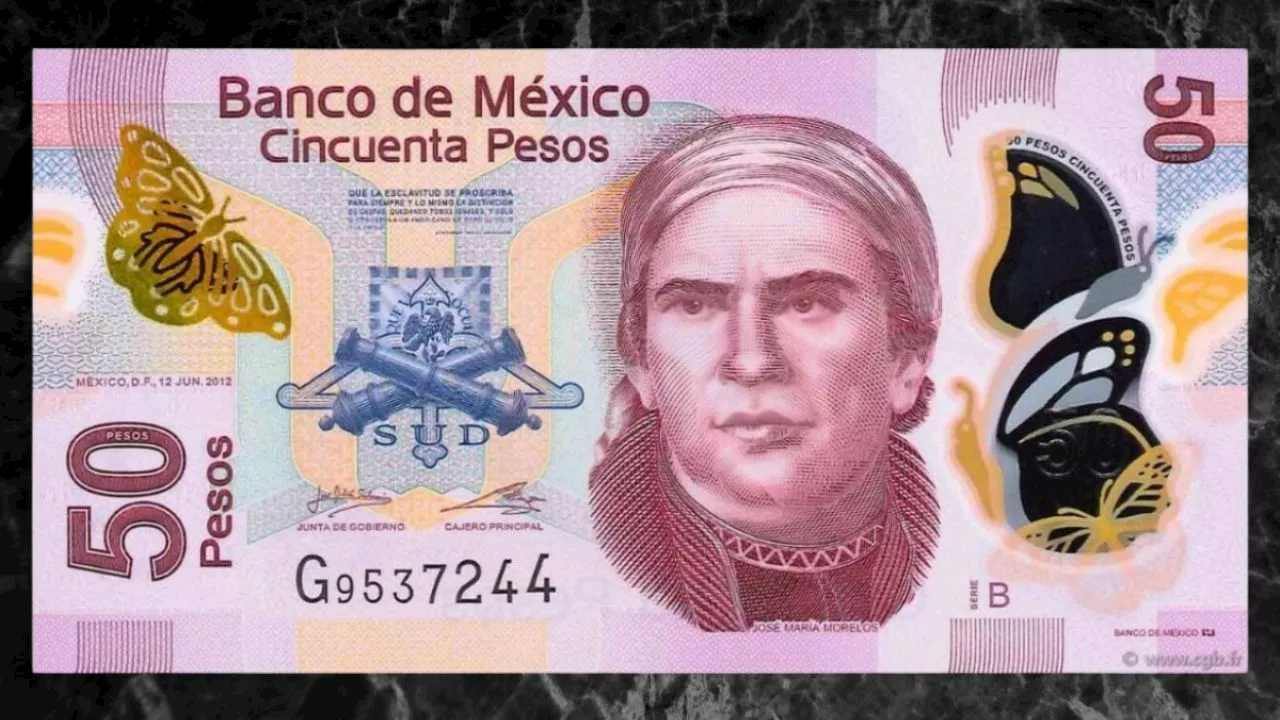 Entregan hasta 8 millones de pesos al afortunado propietario de este billete de 50 pesos