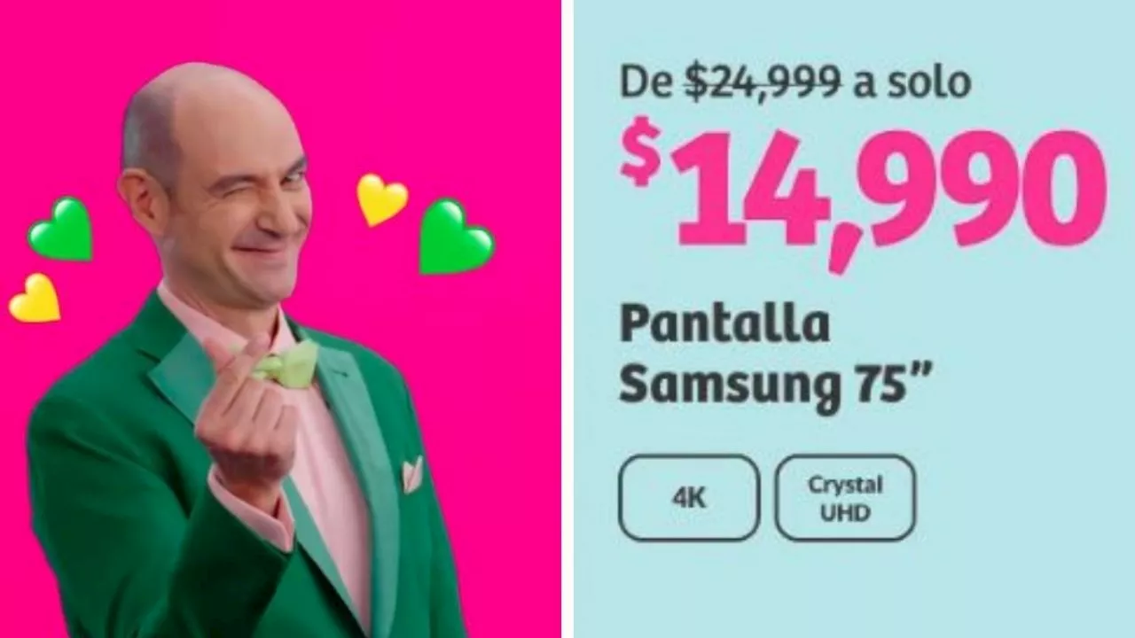 Julio Regalado: 3 pantallas con descuentos de hasta 10 mil pesos que puedes comprar en Soriana