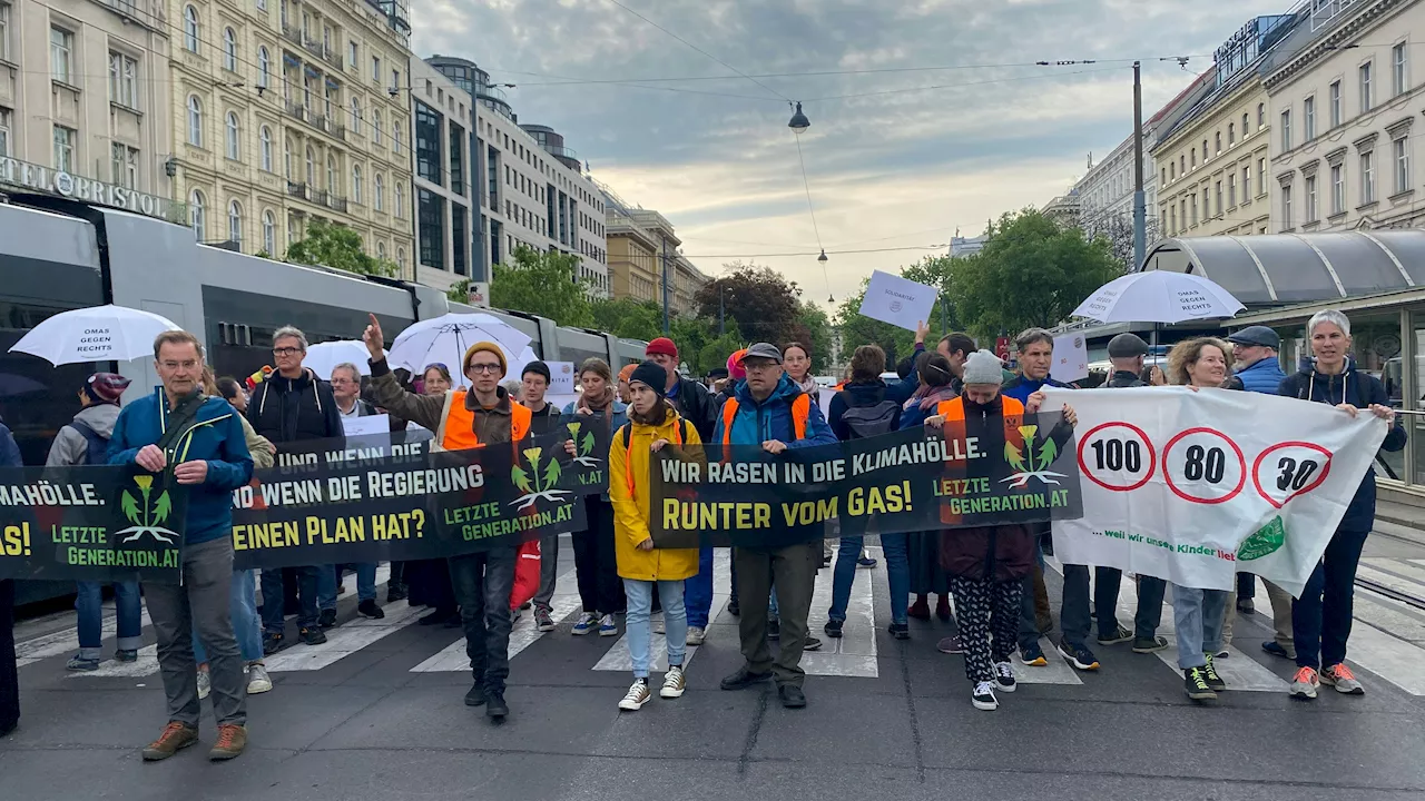 Klima-Demo legt Wien lahm – und will nicht weichen