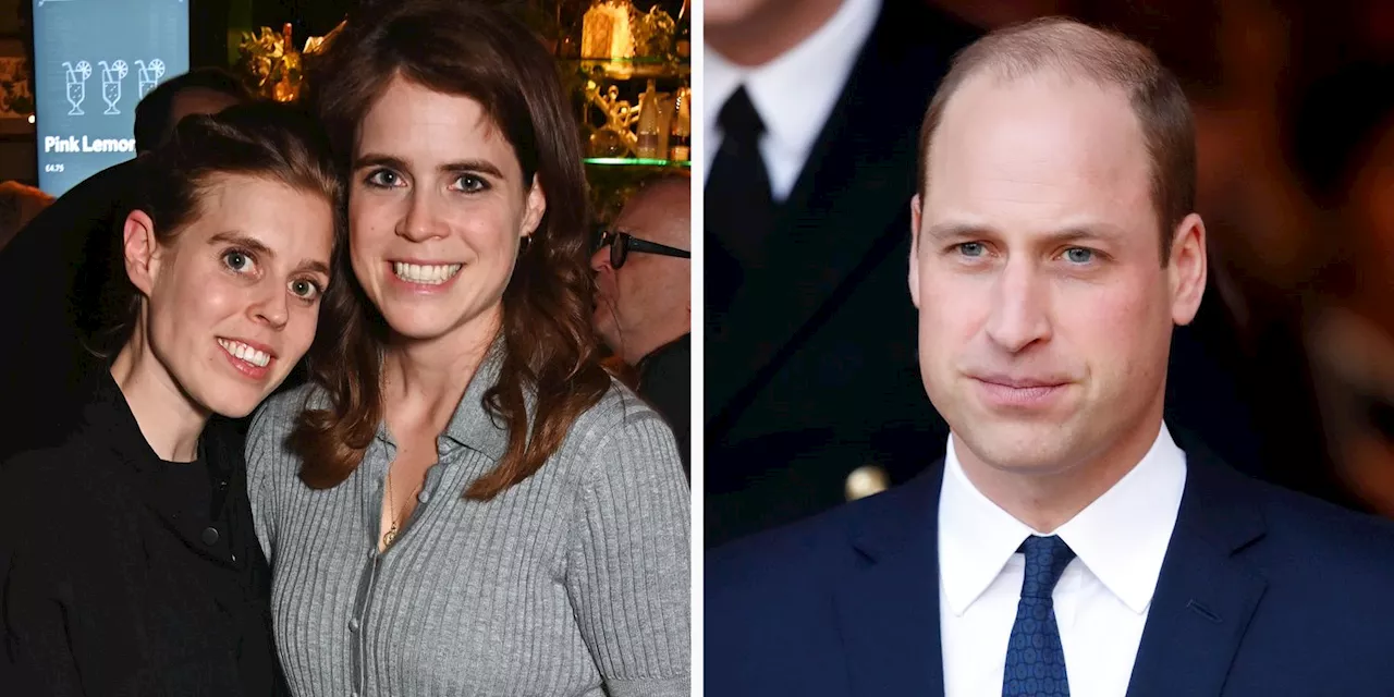 Prince William Plans to Keep Inviting Princesses Eugenie and Beatrice to Royal Events