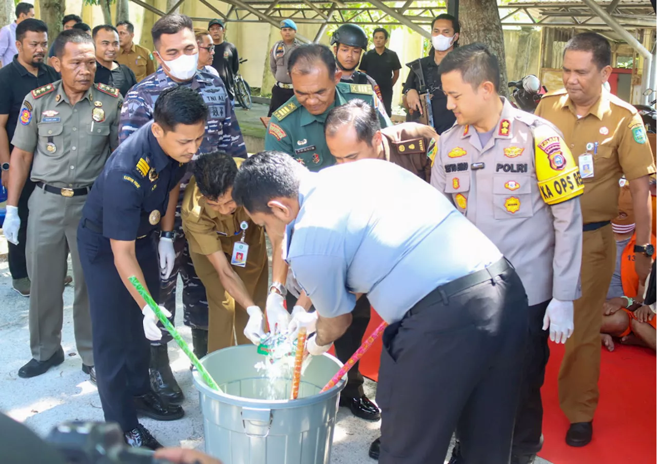 Cegah Peredaran Narkotika, Bea Cukai Gelar Penindakan dan Pemusnahan di 2 Wilayah Ini