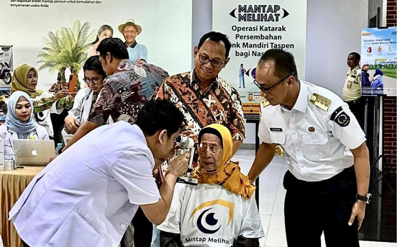 Peringati Hari Lansia Nasional, Bank Mandiri Taspen Gelar Operasi Katarak bertajuk Mantap Melihat