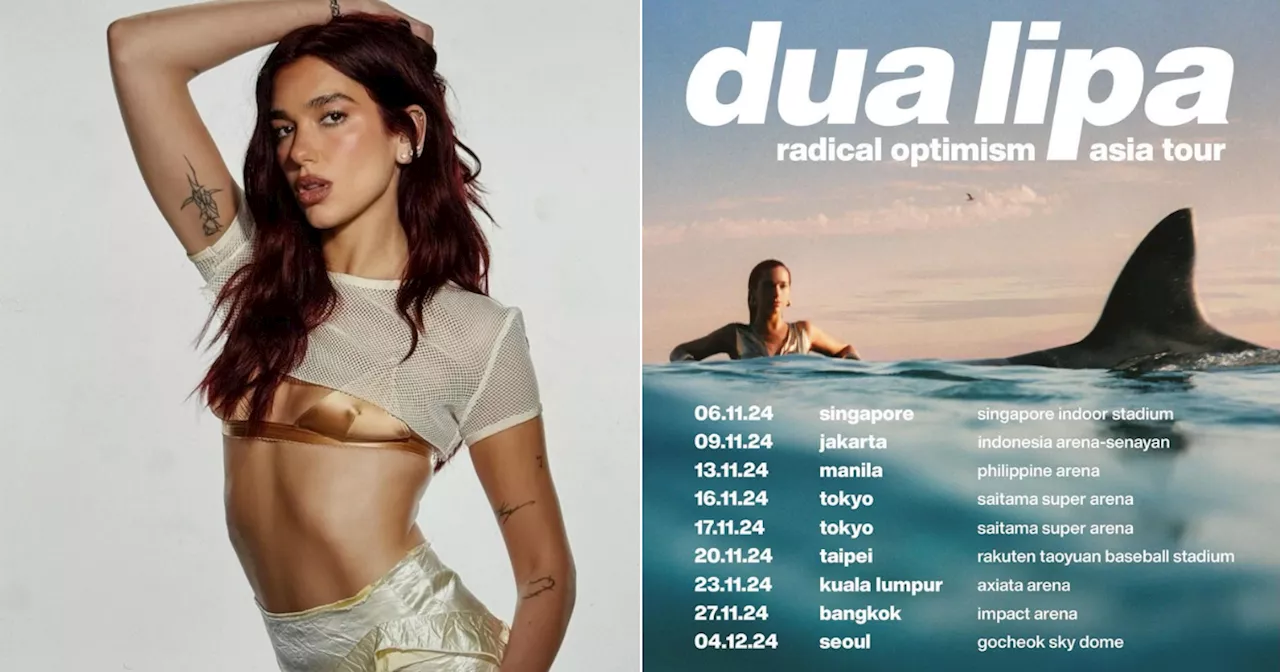 Dua Lipa to Bring 'Radical Optimism' Tour to Kuala Lumpur this November