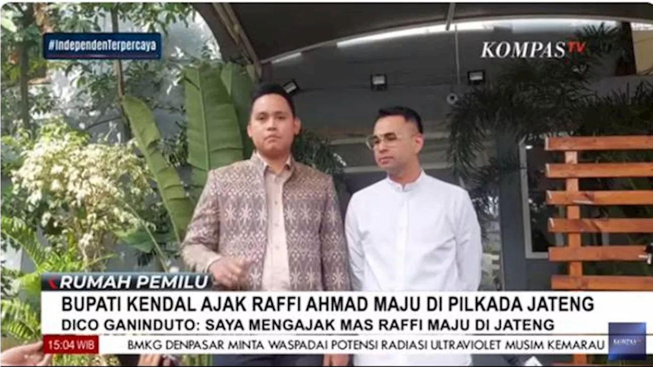 Bupati Kendal Ajak Raffi Ahmad Maju Pilkada Jateng, Demokrat Lirik untuk Jakarta