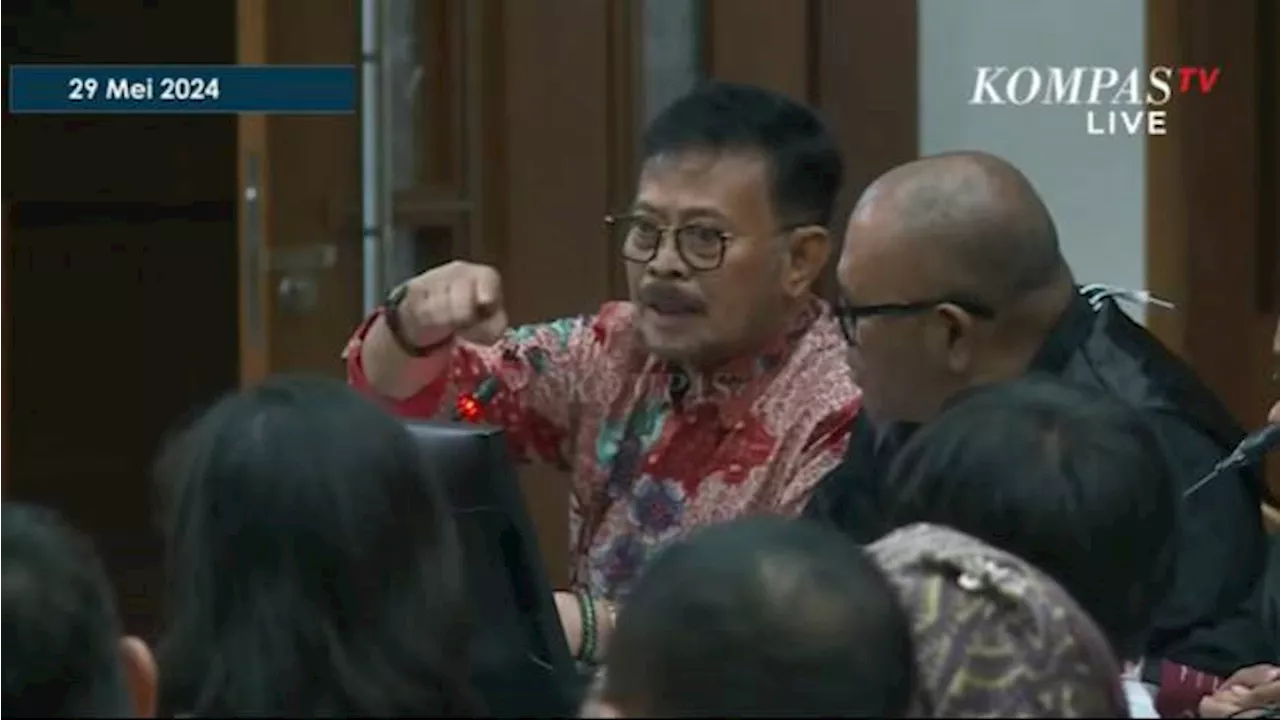 SYL Bantah Pernyataan Saksi, Sebut Anaknya Tak Pernah Campuri Urusan Jabatan di Kementan