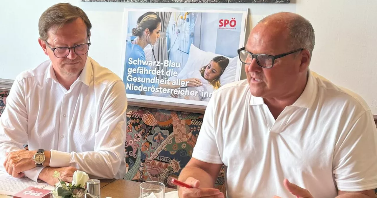 SPÖ-Nationalräte nehmen Gesundheitssystem in NÖ ins Visier