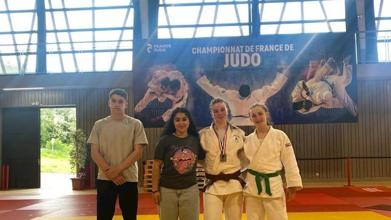 Sport de combat : Lilou Vignalet sur le podium du championnat de France cadet de judo