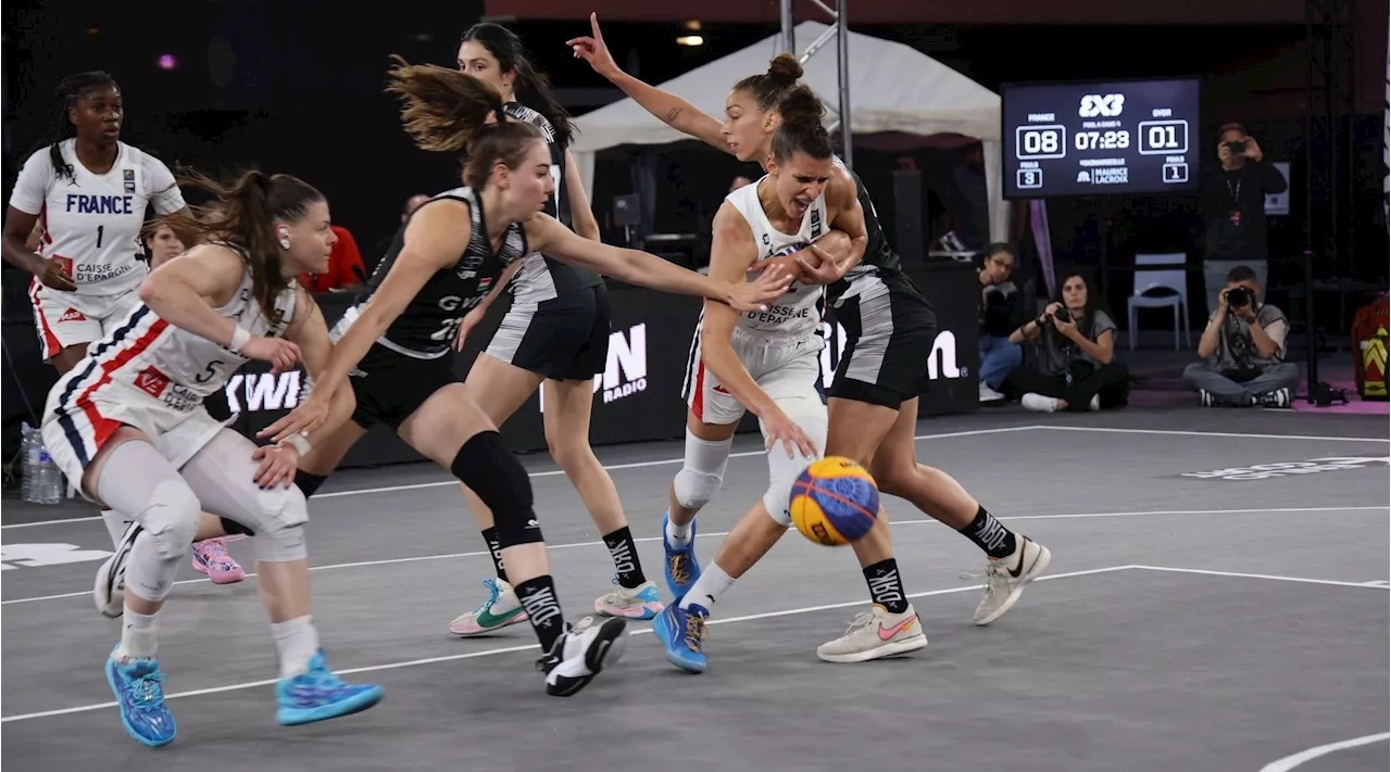 Basket 3x3 : les Bleues, plus convaincantes, terminent la journée à Marseille en tête de leur groupe