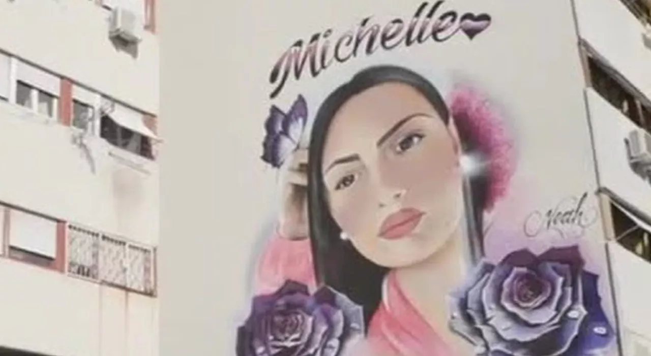 Roma, il murales in ricordo di Michelle Causo: la 17enne fu vittima di femminicidio