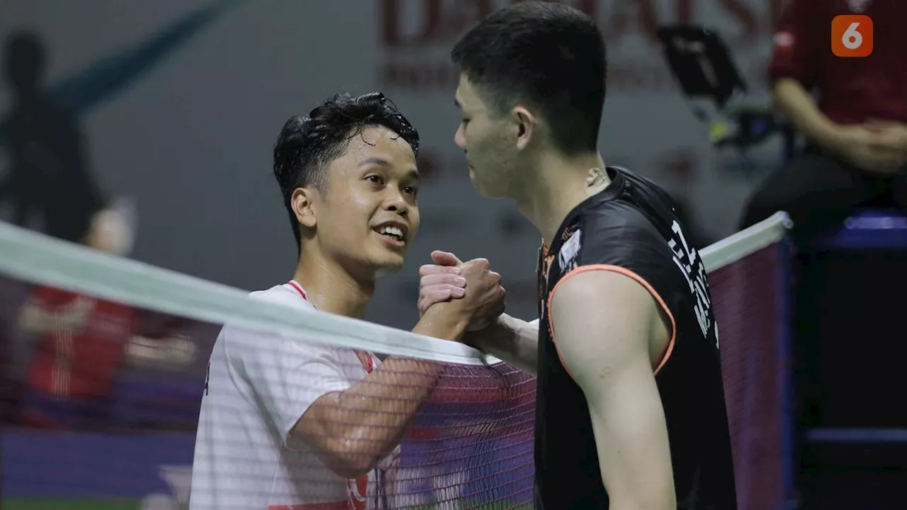 Hasil Singapore Open 2024: Rival Cedera, Anthony Sinsuka Ginting Tanpa Keringat ke 16 Besar