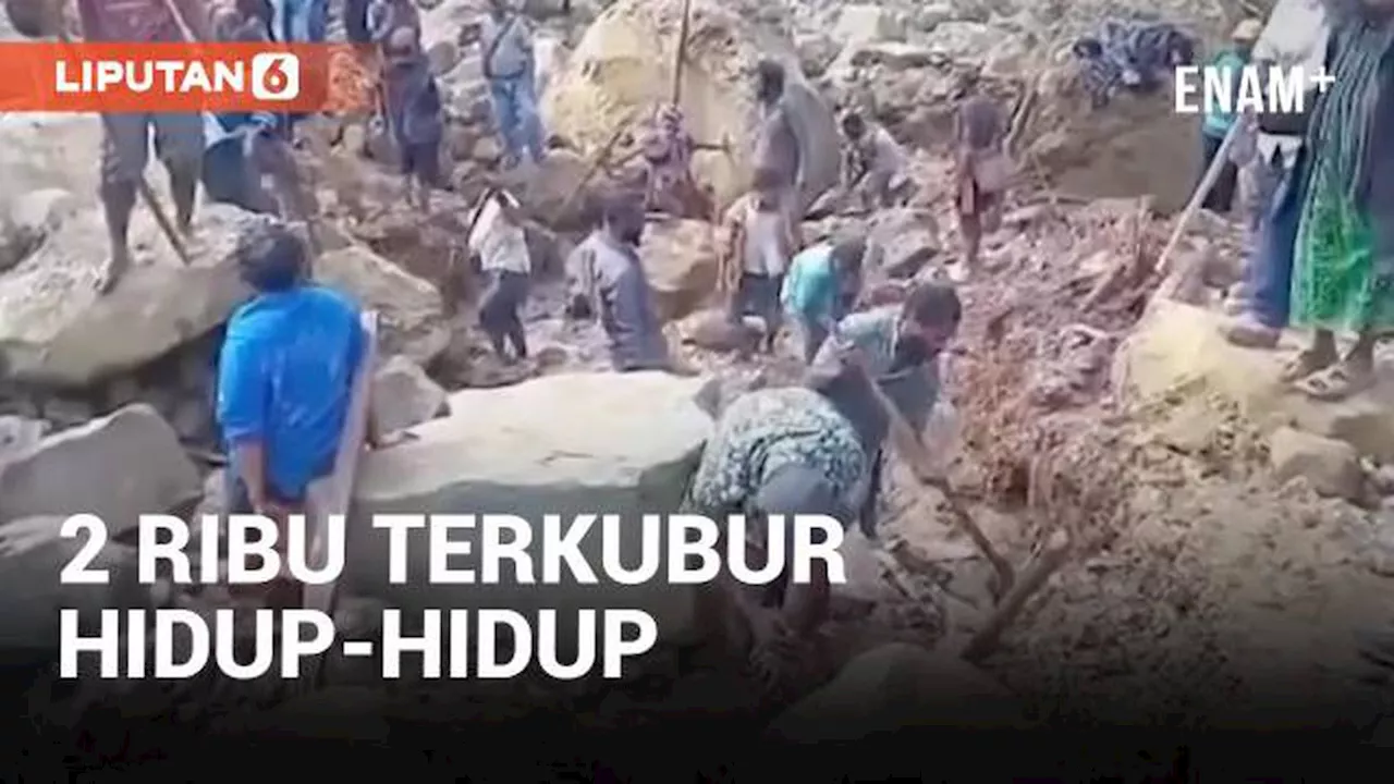 VIDEO: Longsor Papua Nugini Kubur Hidup-Hidup Lebih dari 2 Ribu Warga