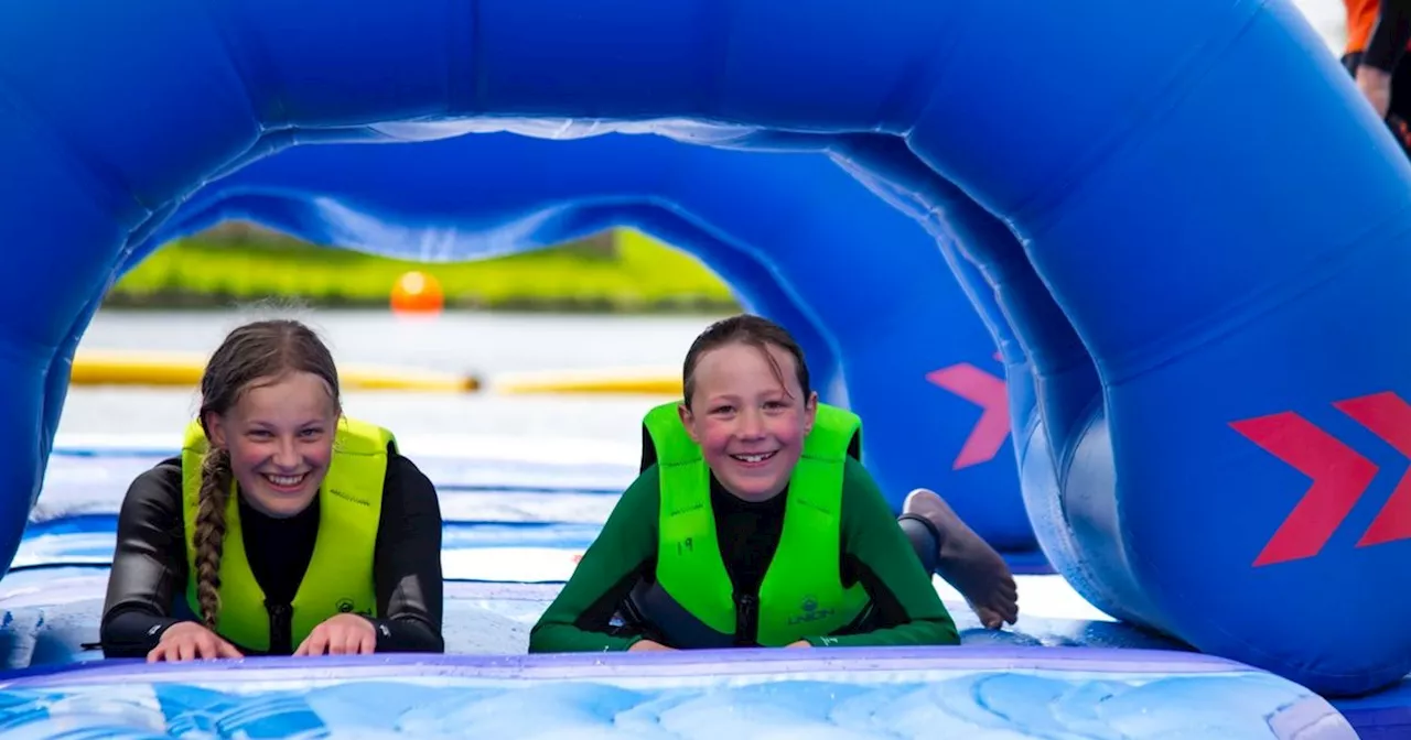 New aqua park with giant floating playground opens today for half term fun