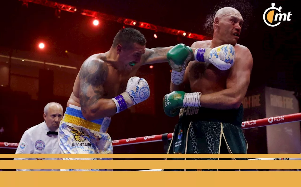 Oleksandr Usyk y Tyson Fury tendrán su pelea de revancha en diciembre