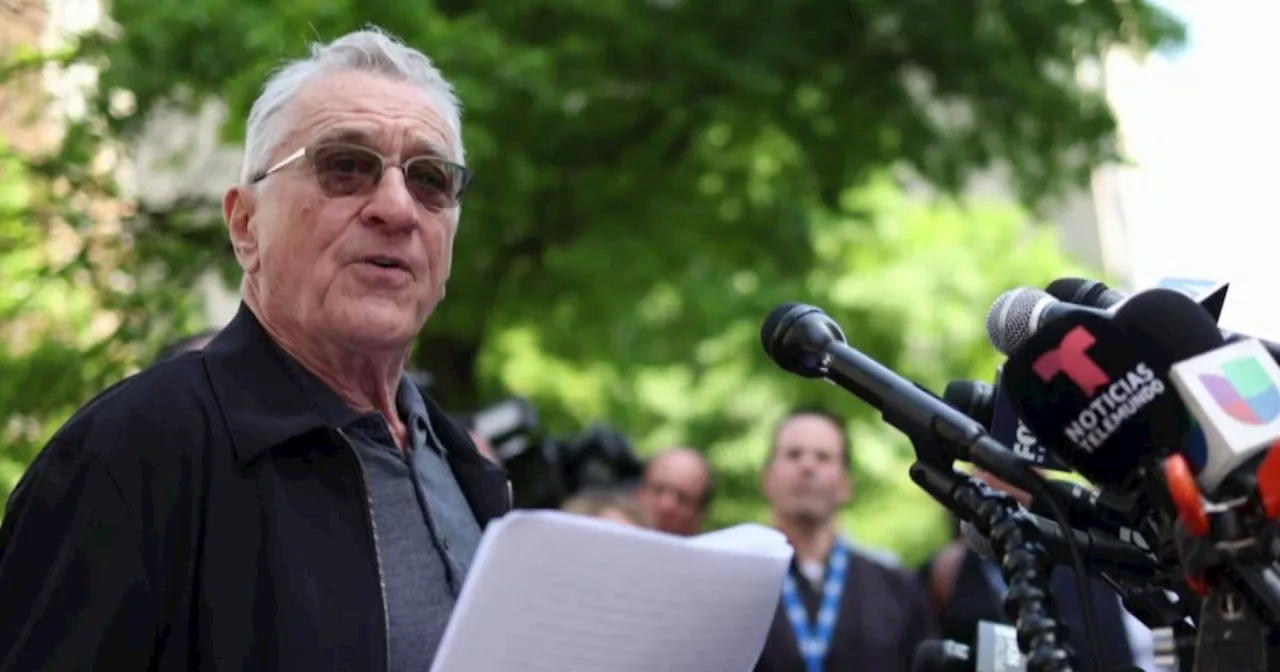 Robert De Niro at courthouse was about breaking through the clutter, says Biden campaign