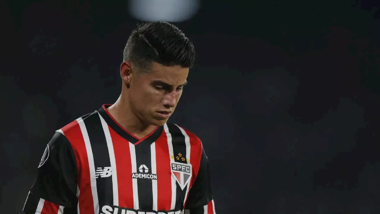 'Tuvo que pedir ayuda': destapan duro panorama que vive James Rodríguez en São Paulo