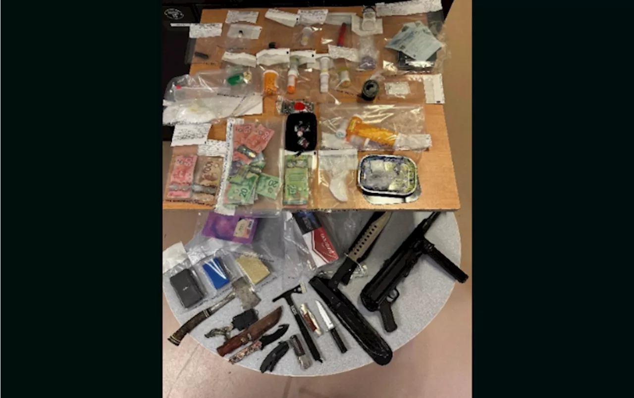 Prince George RCMP seizes drugs, weapons, counterfeit cigarettes