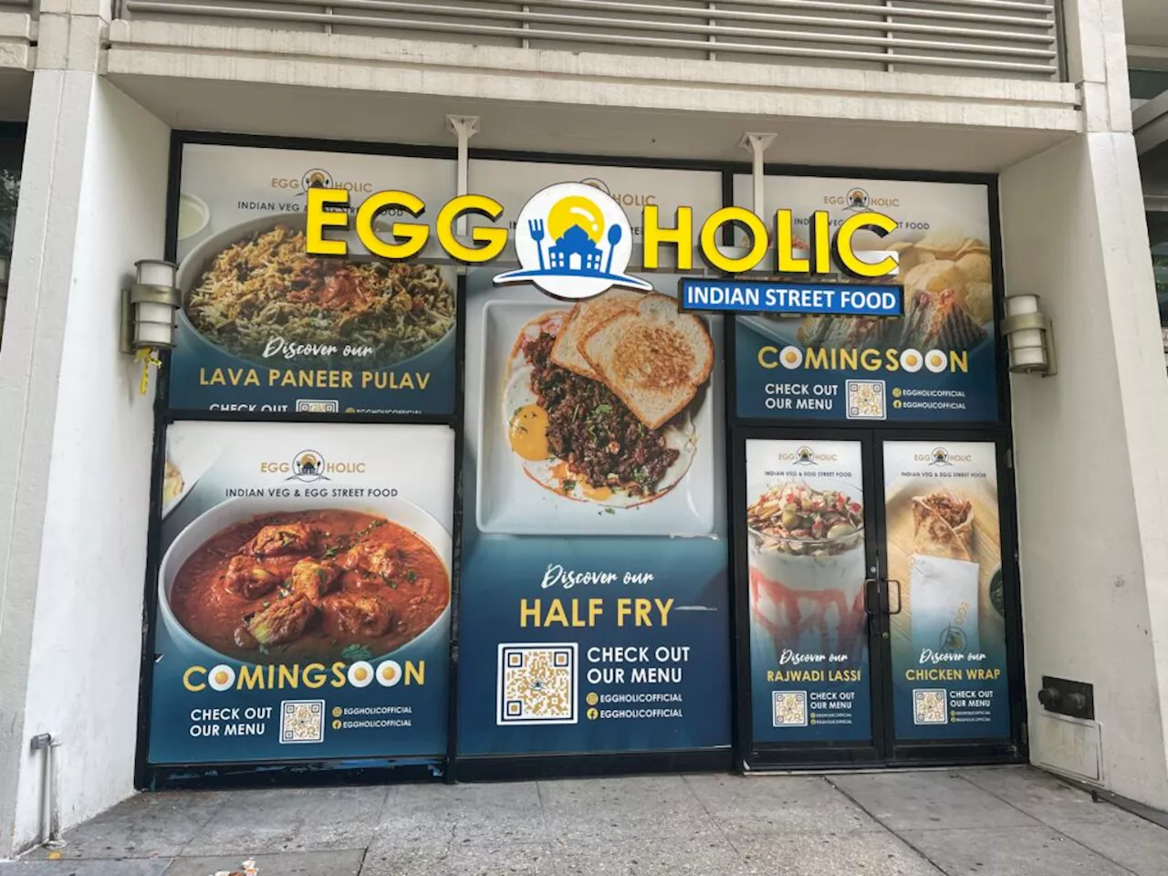 Proper Eggholic, “Indian Veg & Egg Street Food”, Signage Up!