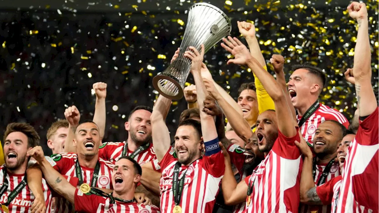 Olympiacos gana la Conference League; es el primer título europeo para Grecia