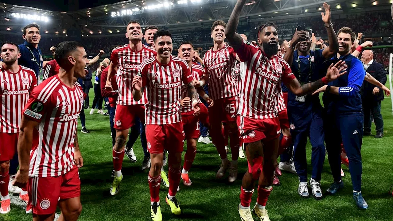 L'Olympiacos remporte la Ligue Europa Conférence, premier titre européen pour un club grec