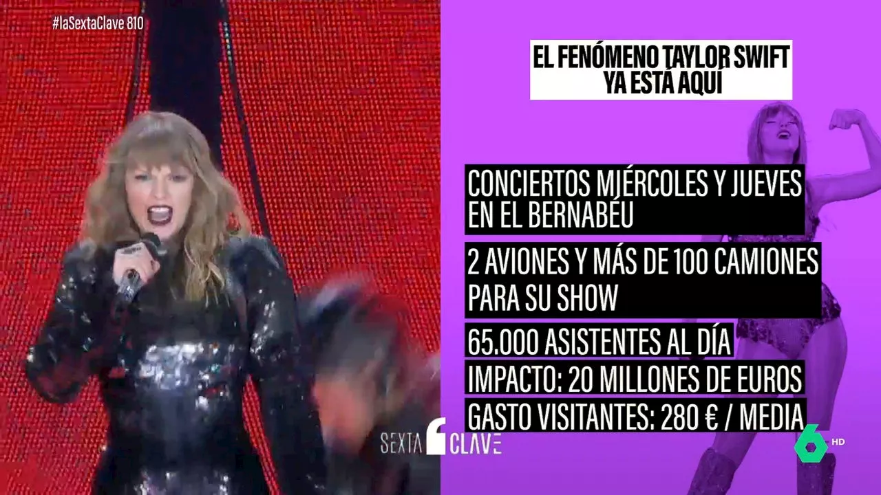 Radiografía del fenómeno Taylor Swift en Madrid: cuánto dinero genera un concierto en el Santiago Bernabéu