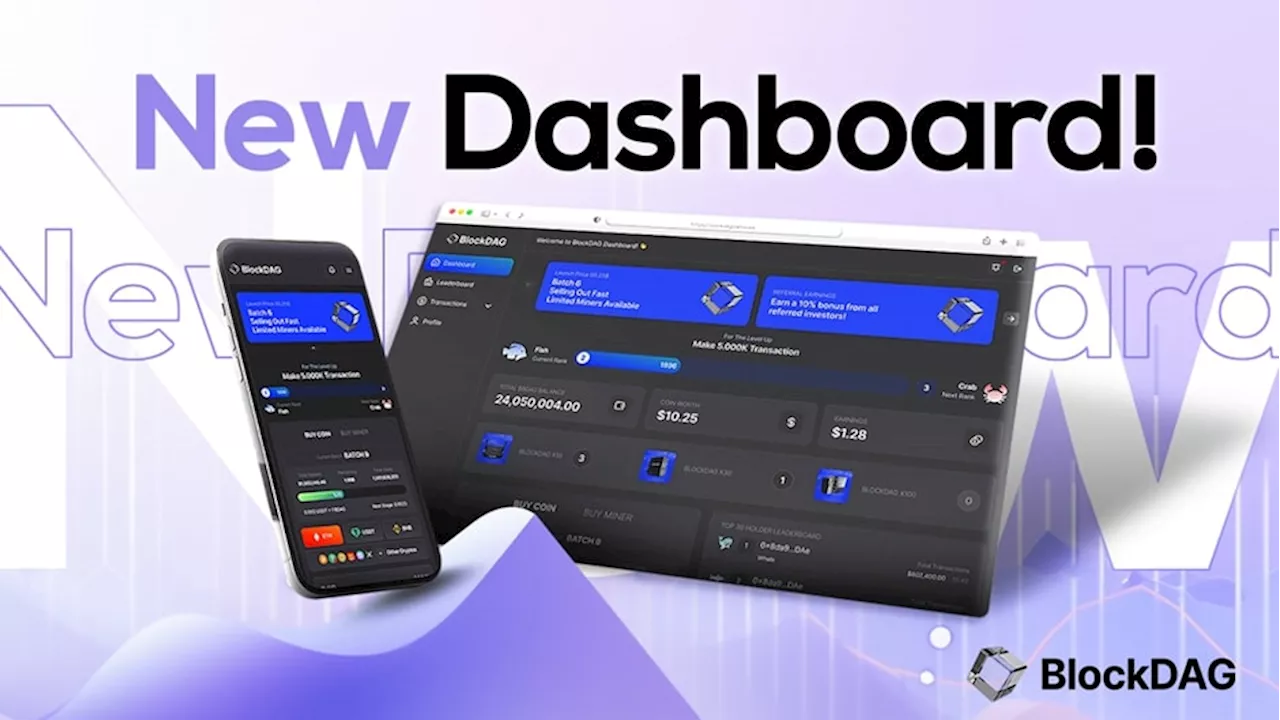 BlockDAG ผงาดด้วย dashboard ตัวใหม่พร้อมยอด presale ที่สูงทะลุ 34.7 ล้านเหรียญสหรัฐ