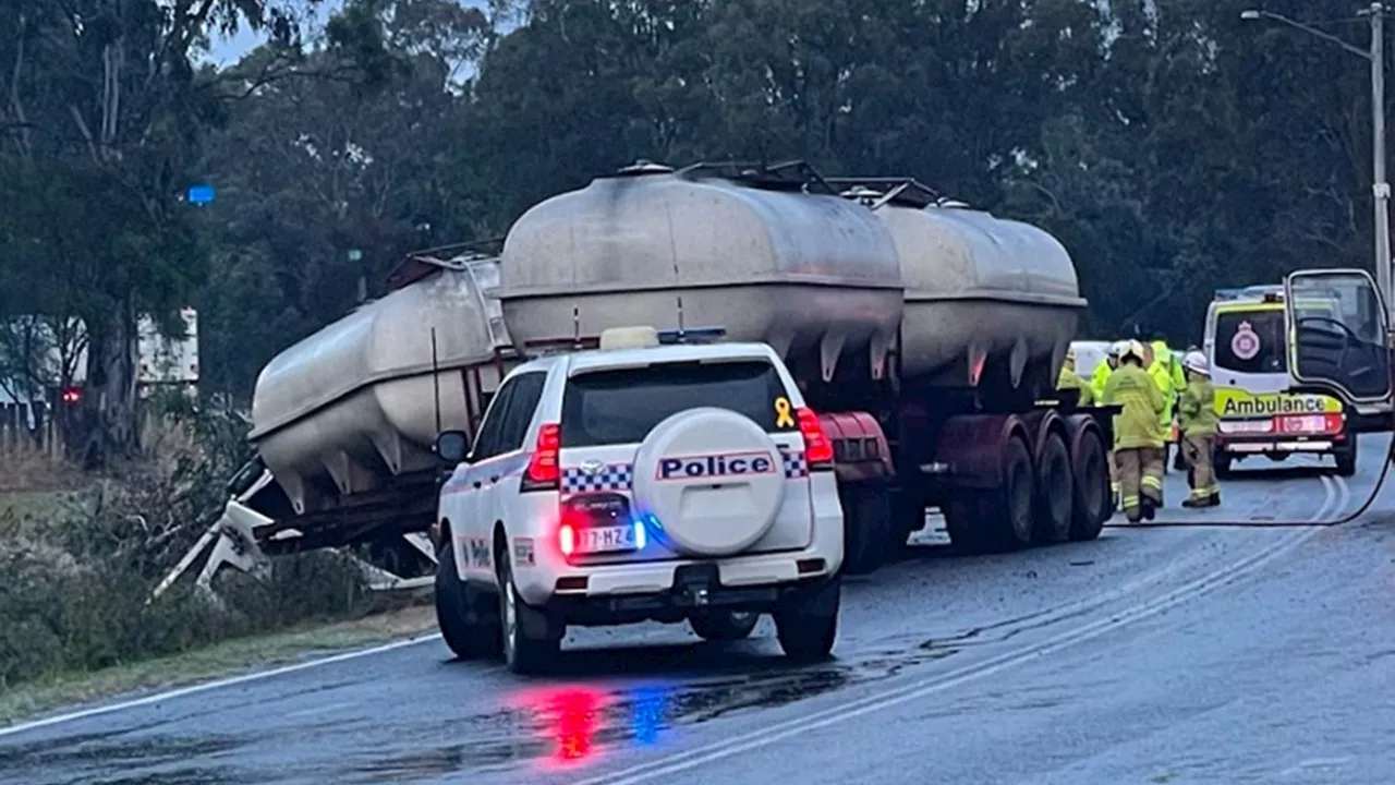 Three fighting for life in Qld after horror 18-wheeler crash