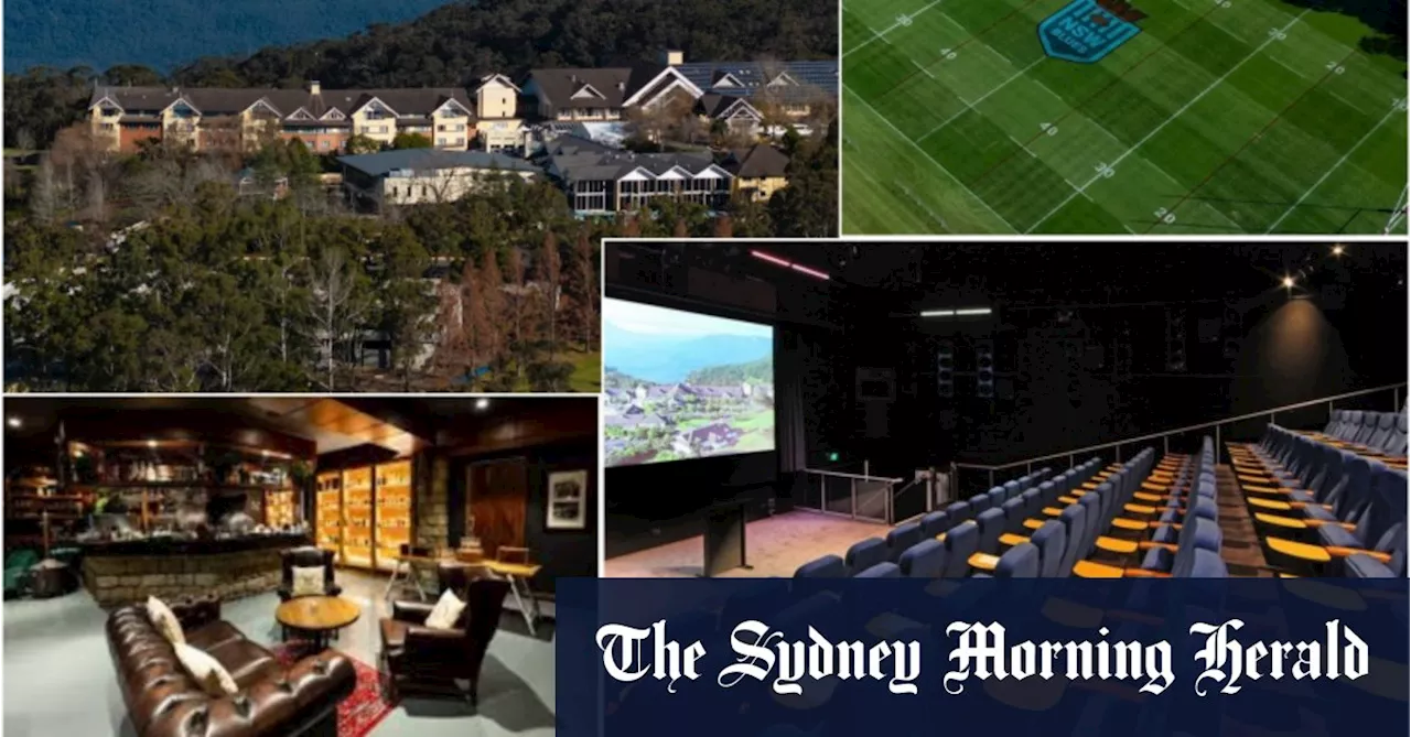 Rye grass, whiskey bars, an ice skating rink and a cinema: Inside NSW’s Origin camp