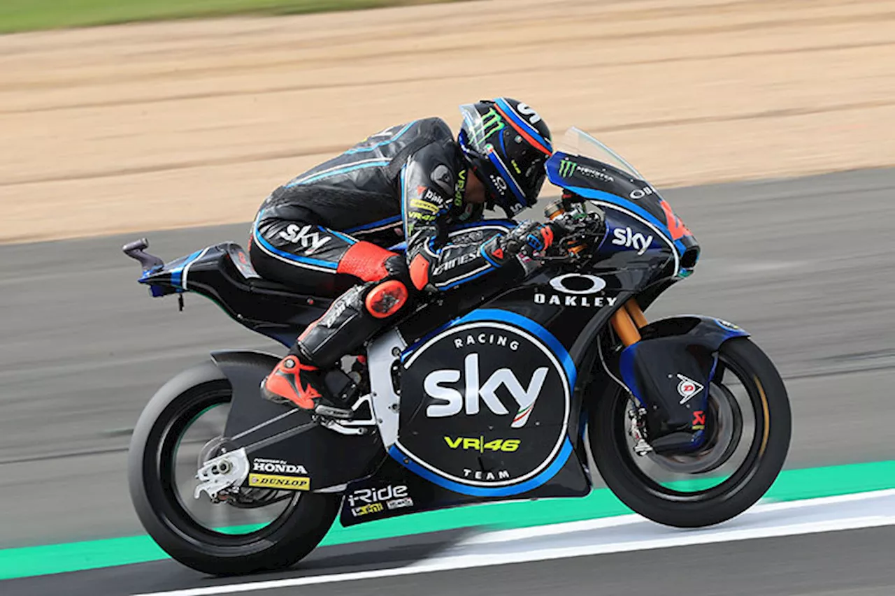 Silverstone, Quali: Bagnaia auf Pole, Schrötter 4.