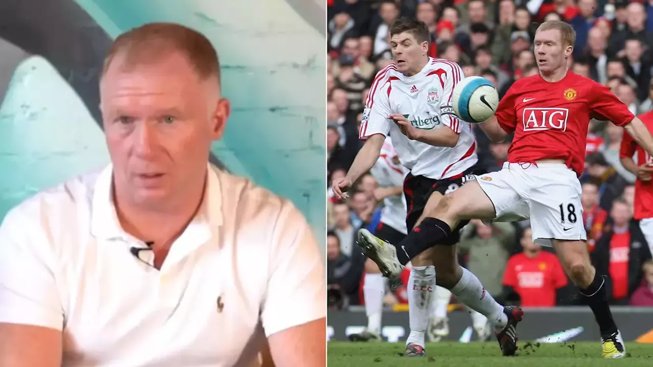 Paul Scholes gave refreshingly honest response when asked if he was better than Steven Gerrard