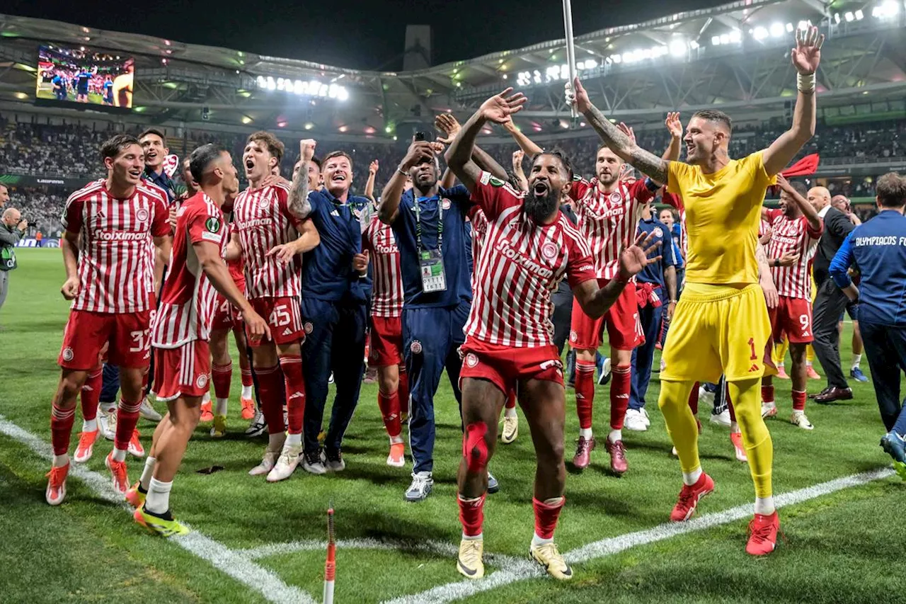 Ligue Europa Conférence : l’Olympiakos remporte le premier titre européen pour un club grec