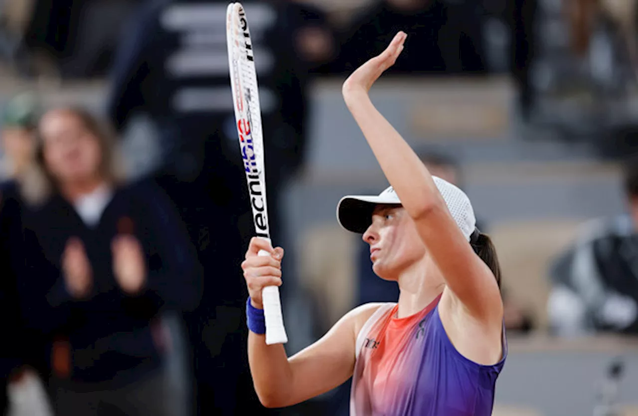 Swiatek saves match point to beat Osaka in French Open epic