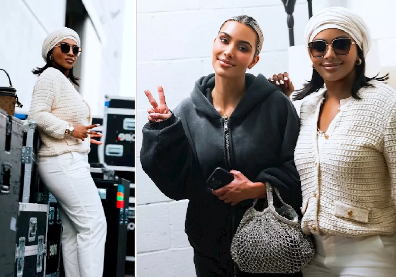 ‘A night to remember’: Boity rubs shoulders with Kim Kardashian [photos]