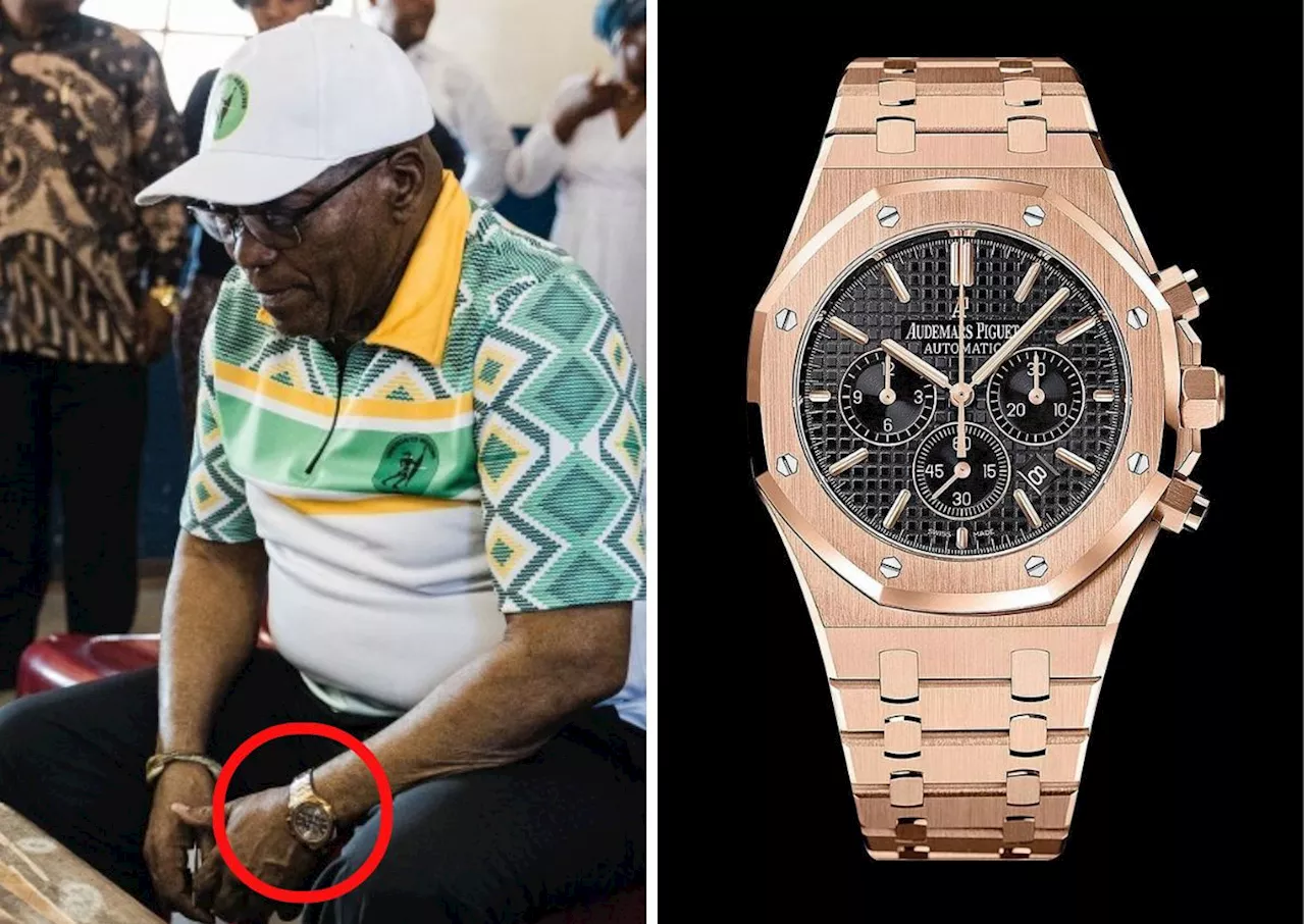 Time is money: Zuma wears R1.5m watch to voting station [video]