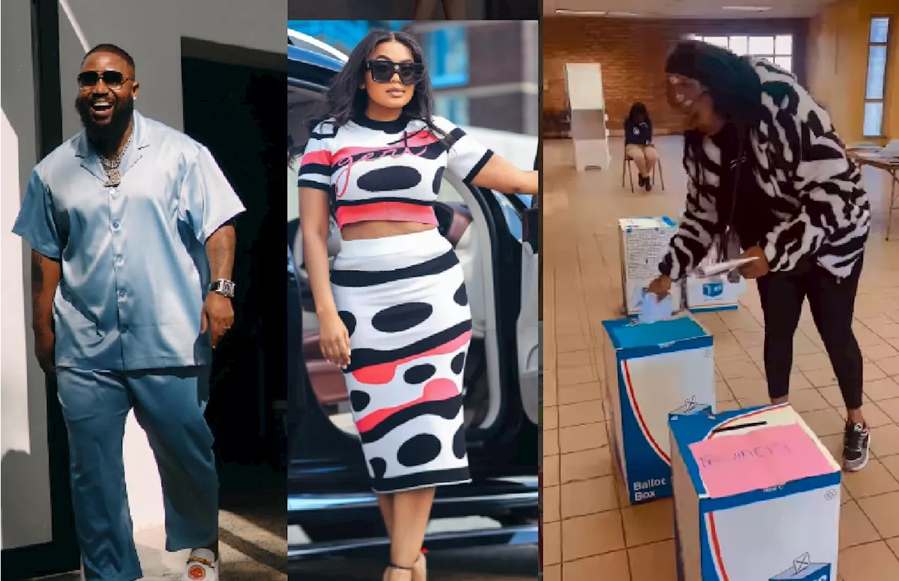 WATCH: SA celebrities cast their votes